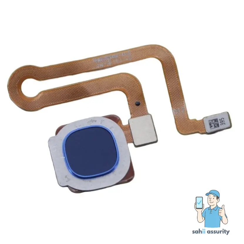 Fingerprint Sensor with Flex Cable for Vivo U20 Blue